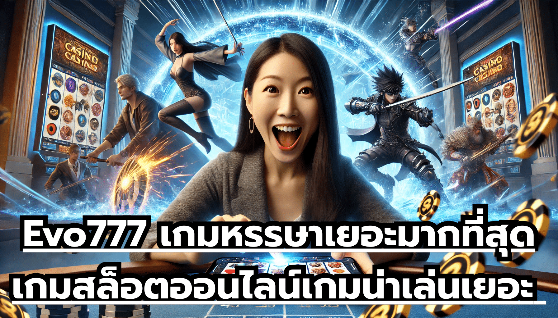 Evo777 เกมหรรษาเยอะมากที่สุดในโลก เกมสล็อตออนไลน์ เกมน่าเล่นเยอะ โบนัสจัดหนัก